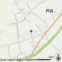 栃木県芳賀郡益子町芦沼50-1周辺の地図