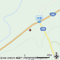 群馬県吾妻郡嬬恋村大笹349周辺の地図
