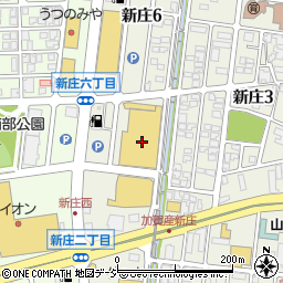 ホームセンタームサシ金沢南店周辺の地図