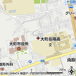 長野県大町市大町十日町3960-5周辺の地図