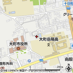 長野県大町市大町十日町3960周辺の地図