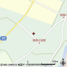 富山県南砺市塔尾228周辺の地図