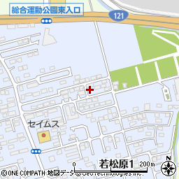 雀宮東原児童公園周辺の地図