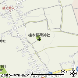 桂木稲荷神社周辺の地図