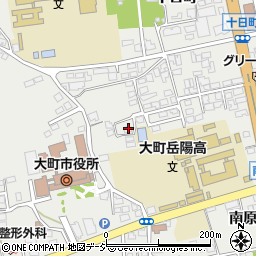 長野県大町市大町十日町3960-3周辺の地図