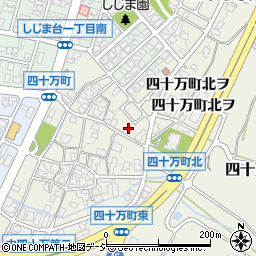 石川県金沢市四十万町北カ82周辺の地図