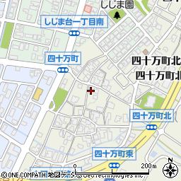 石川県金沢市四十万町北カ60周辺の地図