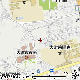 長野県大町市大町十日町3960-1周辺の地図