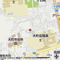 長野県大町市大町十日町3960-13周辺の地図