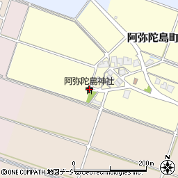 島乃宮神社周辺の地図