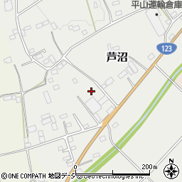 栃木県芳賀郡益子町芦沼108周辺の地図