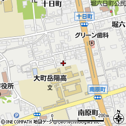 長野県大町市大町十日町3984-10周辺の地図