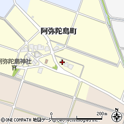 石川県白山市阿弥陀島町12周辺の地図