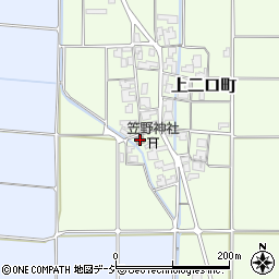 上二口集落センター周辺の地図