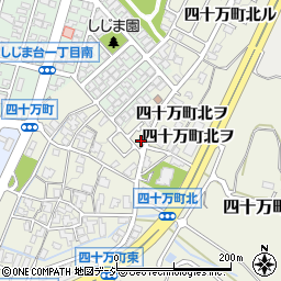 石川県金沢市四十万町北カ105周辺の地図
