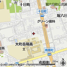 長野県大町市大町十日町3984-3周辺の地図