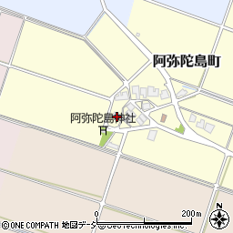 石川県白山市阿弥陀島町2周辺の地図