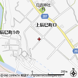 石川県金沢市上辰巳町周辺の地図