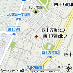 石川県金沢市四十万町北カ89周辺の地図