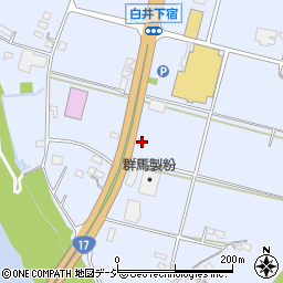 群馬県渋川市白井2104周辺の地図