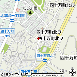 石川県金沢市四十万町北カ105-4周辺の地図