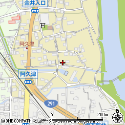 金井用水路周辺の地図