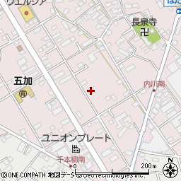 長野県千曲市内川556-1周辺の地図