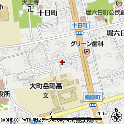 長野県大町市大町十日町3992-15周辺の地図