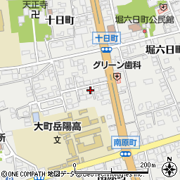 長野県大町市大町十日町3985周辺の地図