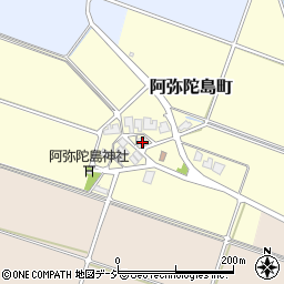 石川県白山市阿弥陀島町10周辺の地図
