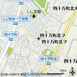 石川県金沢市四十万町北カ102周辺の地図