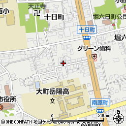 長野県大町市大町十日町3985-22周辺の地図