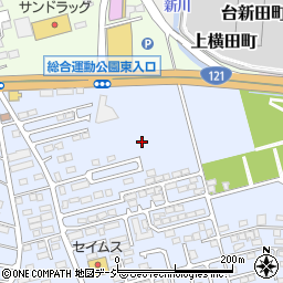 栃木県宇都宮市若松原1丁目周辺の地図