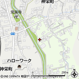 長野県大町市社松崎6266周辺の地図