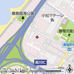 石川県白山市鹿島町ぬ周辺の地図