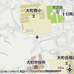 長野県大町市大町十日町4802-4周辺の地図