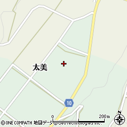 富山県南砺市太美123周辺の地図