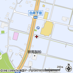 群馬県渋川市白井2128周辺の地図
