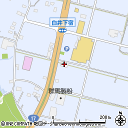 群馬県渋川市白井2128周辺の地図