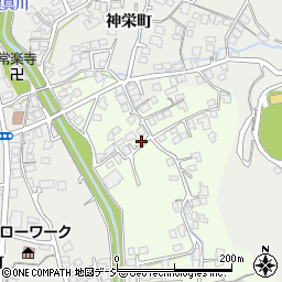 長野県大町市社松崎6279周辺の地図