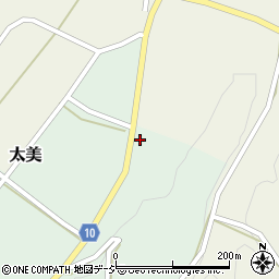 富山県南砺市太美3周辺の地図