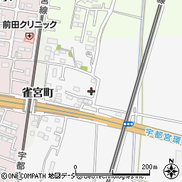 栃木県宇都宮市上御田町508-8周辺の地図