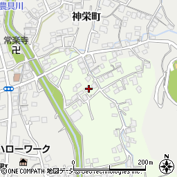 長野県大町市社松崎6278周辺の地図