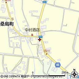 栃木県宇都宮市下桑島町401周辺の地図