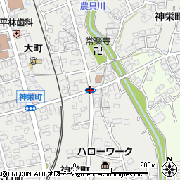 神栄町周辺の地図