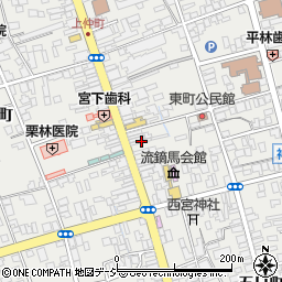 長野県大町市大町下仲町2553-2周辺の地図