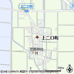 石川県白山市上二口町25周辺の地図
