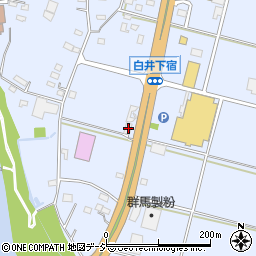群馬県渋川市白井2153周辺の地図
