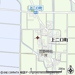 石川県白山市上二口町13周辺の地図