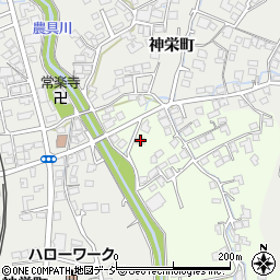 長野県大町市社松崎6264周辺の地図